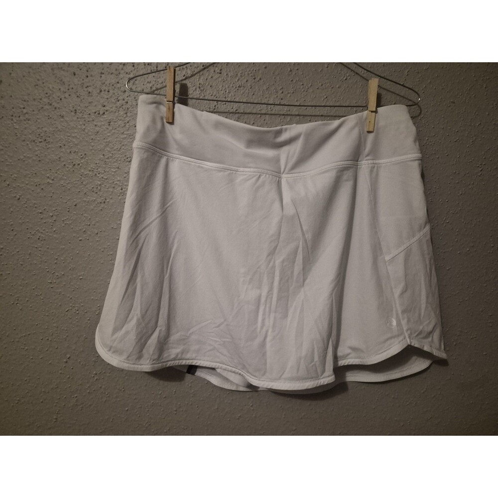 Rhoback Steffi Active Skort Skirt L Tennia Pickleball Active Athletic White